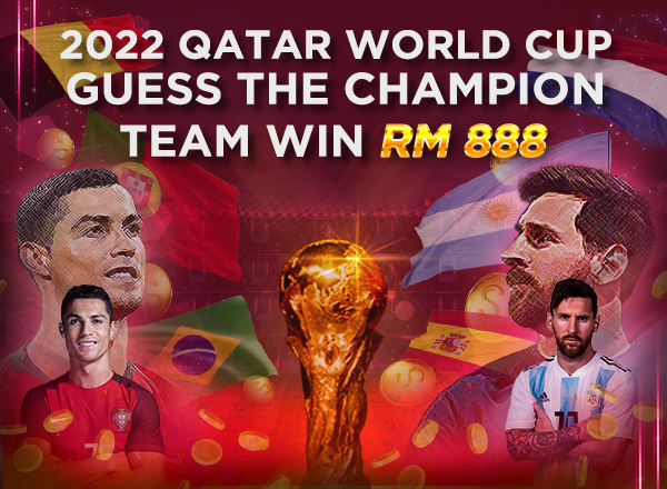 2022 Qatar World Cup Guess The Champion Team WIN RM888