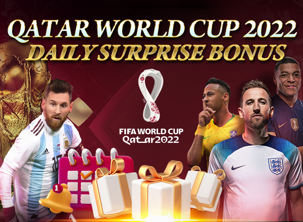 Qatar World Cup 2022 Daily Surprise Bonus